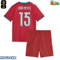 Portugal Joao Neves #15 Hjemmedraktsett Barn VM 2026 Kortermet (+ Korte bukser)